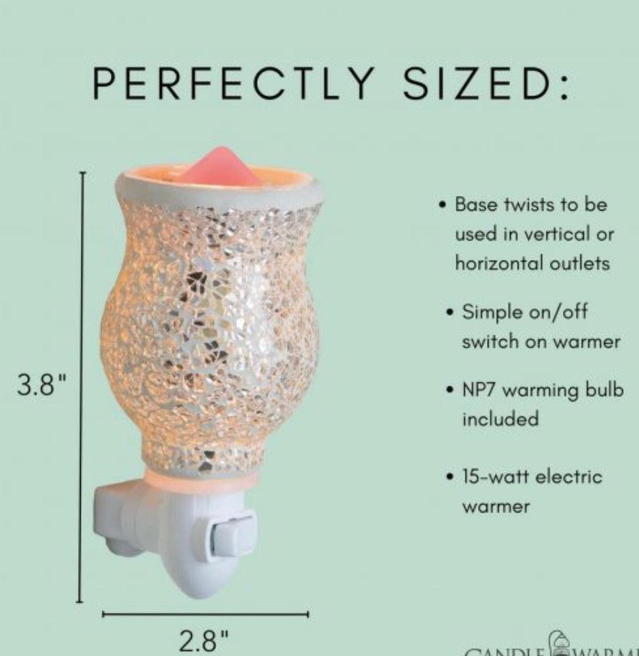 Reflection Glass Mosaic Pluggable | Fragrance Warmer - Blissful Beauty Candle Co